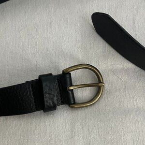 Madewell Black Leather Belt